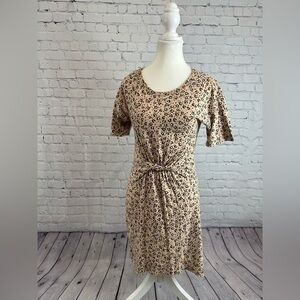 AERIE LEOPARD PRINT DRESS WITH TIE TWIST DETAIL - Size XS SKU:330